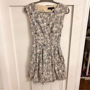 SM Wardrobe animals pink print stripe dress novelty dress